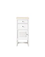 James Martin Vanities Athens 15-in x 68.03-in x 15-in Glossy White Soft Close Bathroom Wall Cabinet