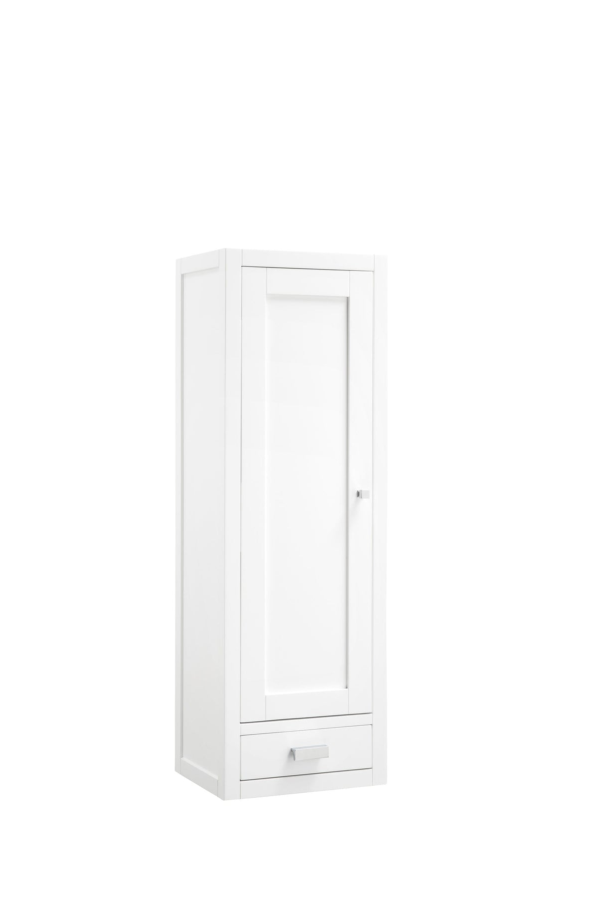 James Martin Vanities Addison 30-in x 34.4-in x 23.5-in Glossy White Soft Close Bathroom Wall Cabinet