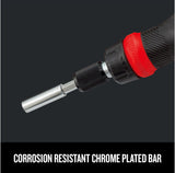 CRAFTSMAN 26-Piece Bi‑Material Handle 6-in Ratcheting Multi-Bit Screwdriver Set with Case