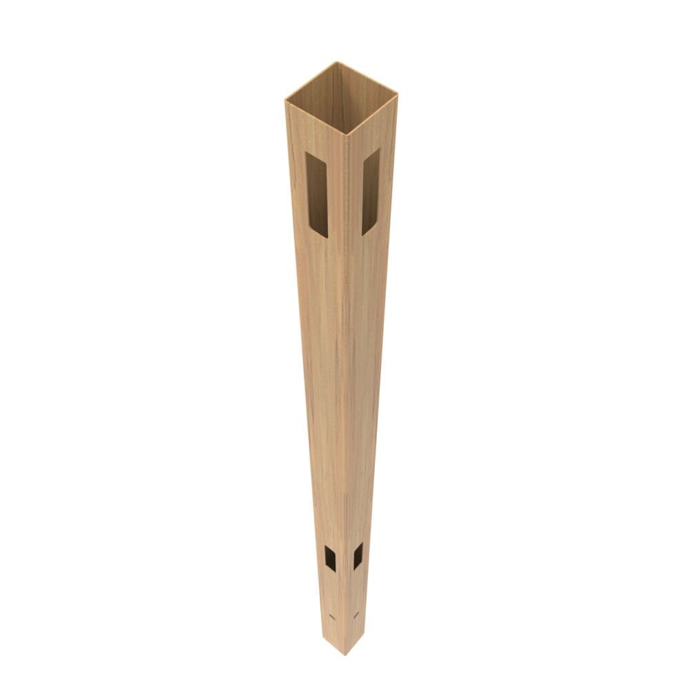 Freedom Barington/Newbeck 9-ft H x 5-in W Cypress Vinyl Corner Fence Post (Unassembled)