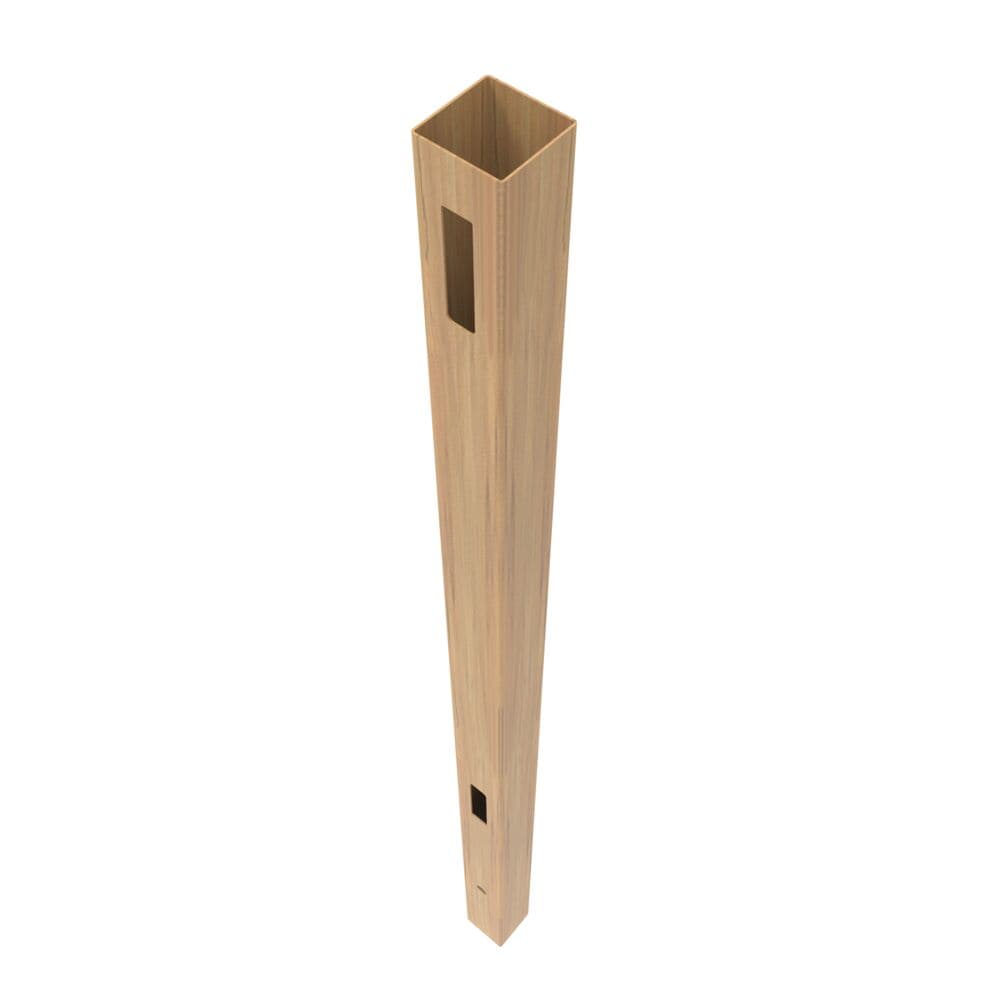 Freedom Barington/Newbeck 9-ft H x 5-in W Cypress Vinyl End Fence Post (Unassembled)