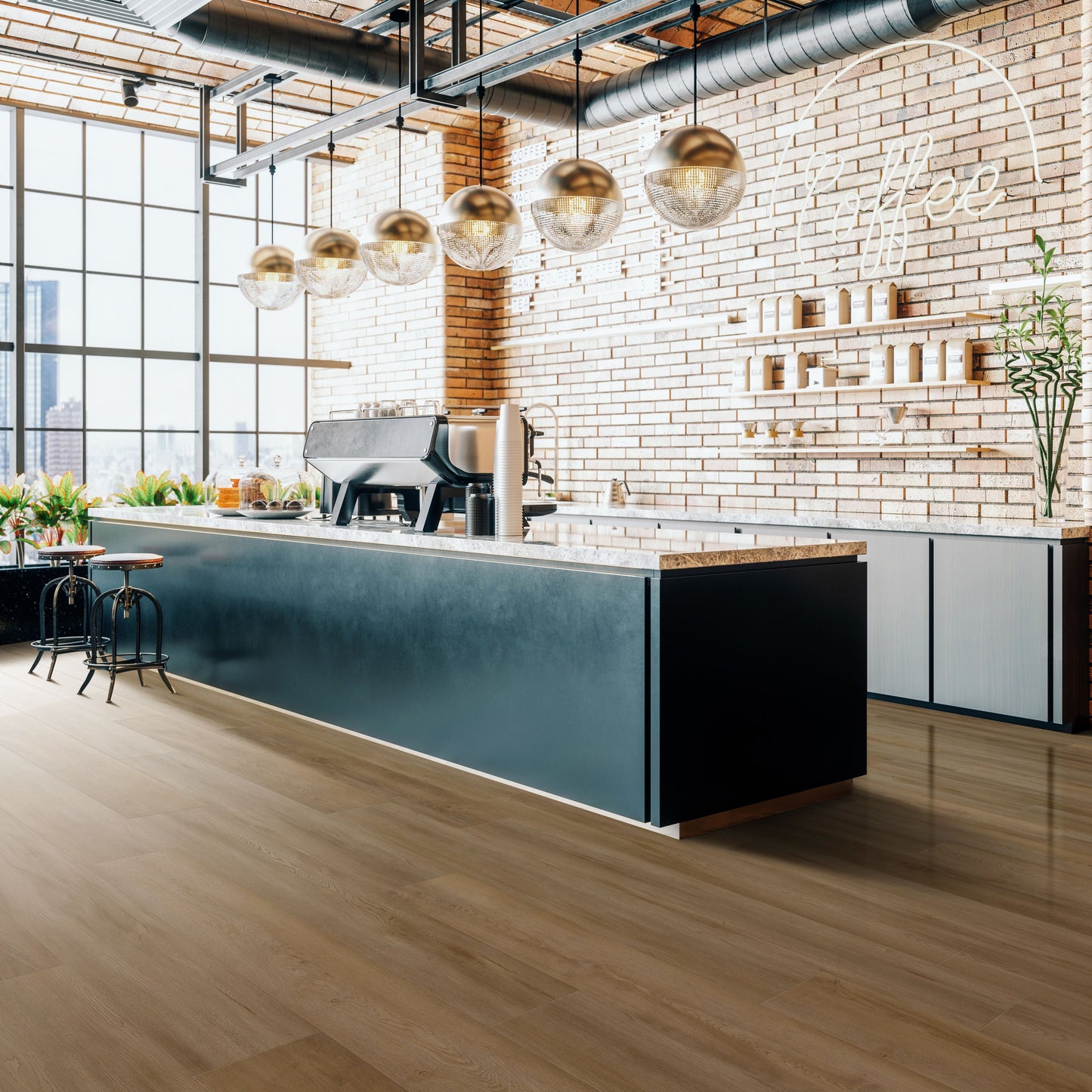 CALI Legends Outrigger Oak Luxury Vinyl Plank Flooring, 9-in W x 60-in L, 12-mm Thick, Water Resistant Interlocking (22.44-sq ft Carton)