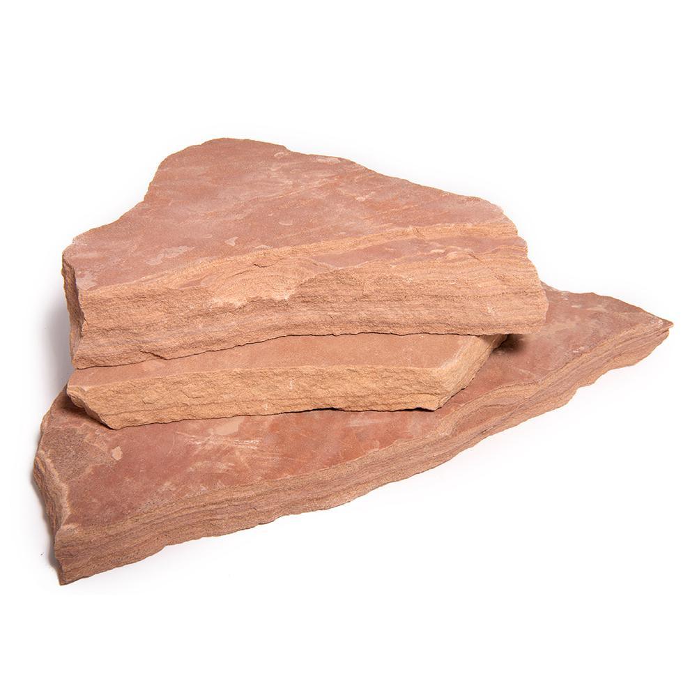 16 in. x 12 in. x 2 in. 120 sq. ft. Silver Quartzite Natural Flagstone for Landscape, Gardens and Pathways - Super Arbor