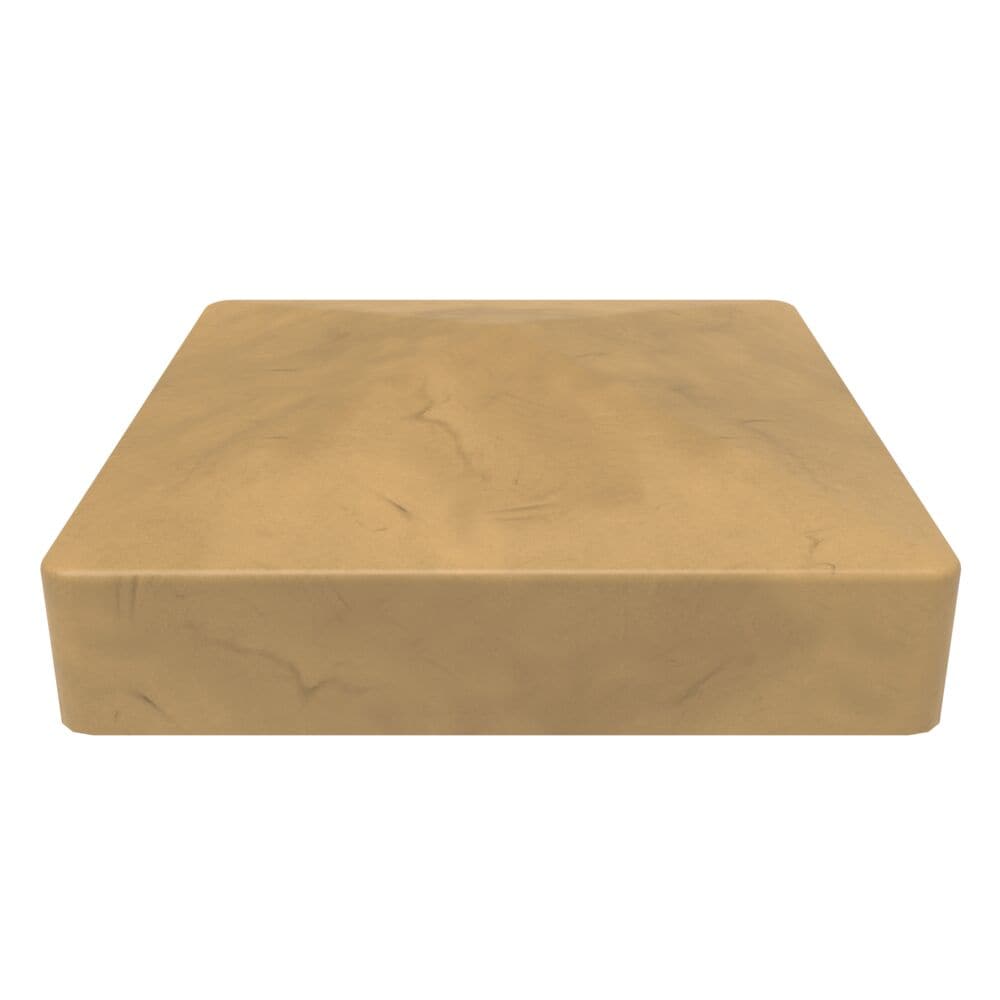 Freedom 5-in W x 5-in L Cypress Vinyl Fence Post Cap- Fits Common Post Measurement: 5-in x 5-in