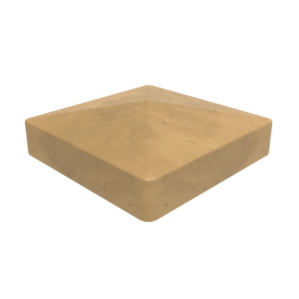 Freedom 5-in W x 5-in L Cypress Vinyl Fence Post Cap- Fits Common Post Measurement: 5-in x 5-in