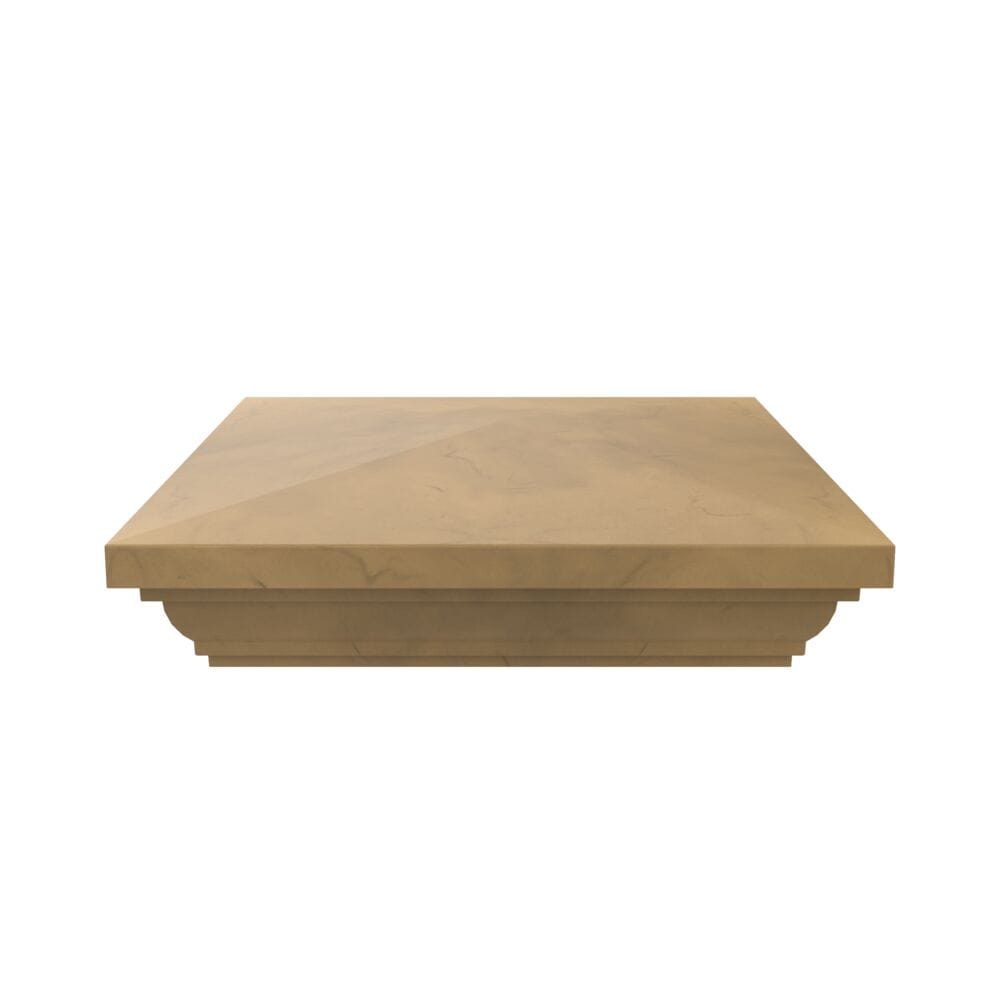 Freedom 5-in W x 5-in L Cypress Vinyl Fence Post Cap- Fits Common Post Measurement: 5-in x 5-in