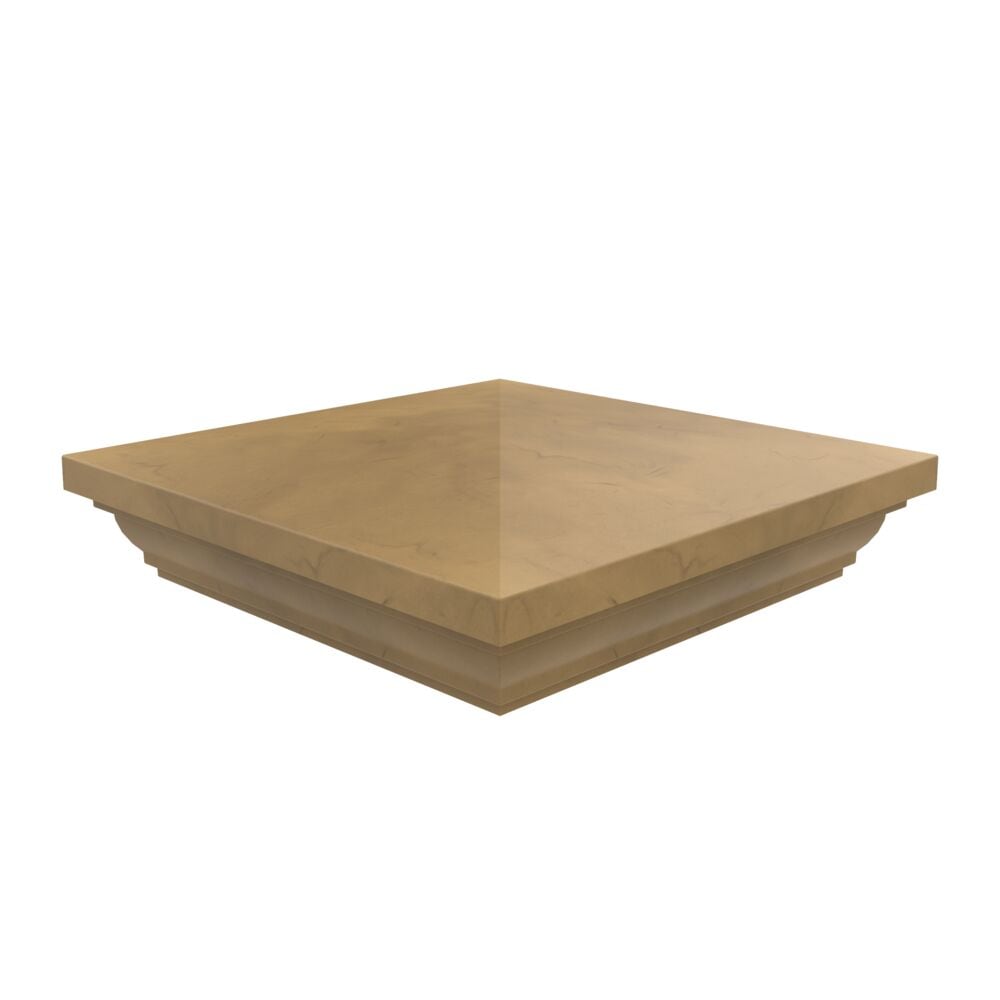 Freedom 5-in W x 5-in L Cypress Vinyl Fence Post Cap- Fits Common Post Measurement: 5-in x 5-in