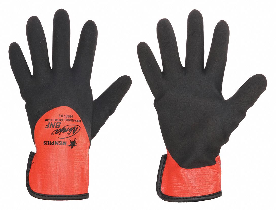 MCR SAFETY Ninja BNF Nitrile Coated Gloves XS