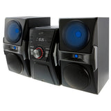 Bluetooth Home Music System with CD/FM Tuner and LED Lights - Super Arbor