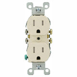 15 Amp Tamper-Resistant Duplex Outlet, White (10-Pack) - Super Arbor
