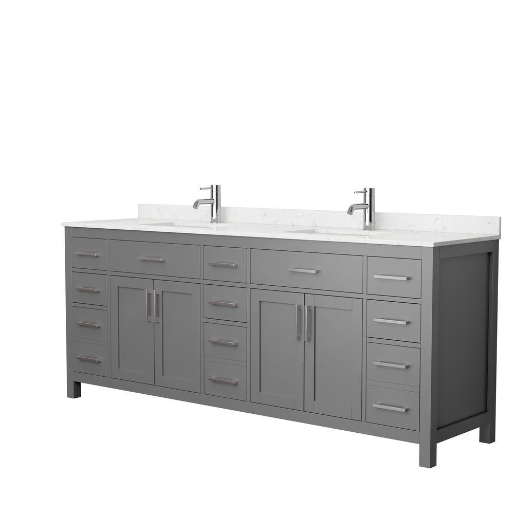 Beckett 42 in. W x 22 in. D Single Vanity in White with Cultured Marble Vanity Top in White with White Basin - Super Arbor