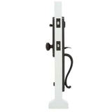 Elegance Single Cylinder Oil-Rubbed Bronze Philbrook Door Handleset with Impresa Knob - Super Arbor