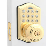 Oil Rubbed Bronze Keypad Electronic Knob Entry Door Lock - Super Arbor