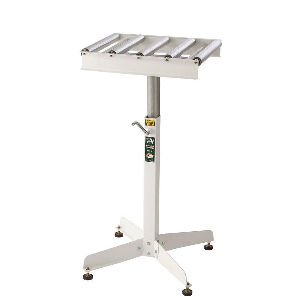 15 in. W Roller Table Portable Conveyor - Super Arbor
