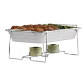 8 qt. Capacity 10-Piece Aluminum Multi-Buffet Server Chafing Dish