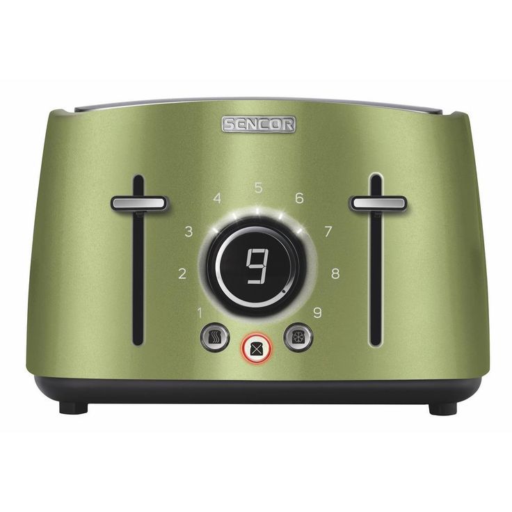 4-Slice Red Toaster with Rack