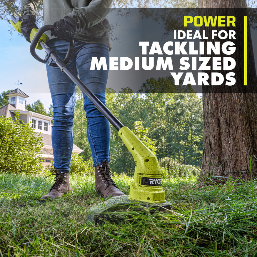 RYOBI 40-Volt Lithium-Ion Cordless Battery String Trimmer/Edger (Tool Only)