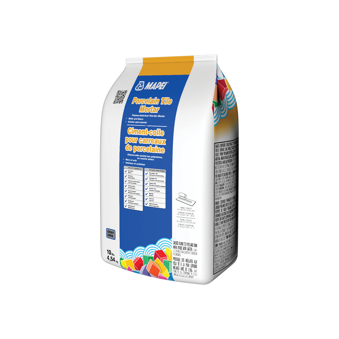 MAPEI Porcelain Tile Mortar, Gray, 50 lb Polymer-Enriched Thin-Set