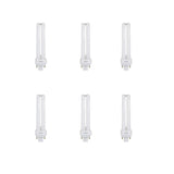 18W Equiv PL CFLNI Quad Tube 4-Pin Plug-in G24Q-2 Base Compact Fluorescent CFL Light Bulb, Soft White 2700K (6-Pack)