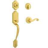 Arlington Venetian Bronze Single Cylinder Door Handleset with Tustin Door Lever Featuring SmartKey Security - Super Arbor