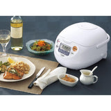 Micom 5-Cup Cool White Rice Cooker and Warmer with Built-In Timer