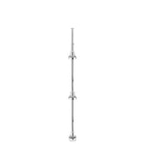 Rev-A-Shelf 22 in White Polymer D-Shape Lazy Susans 3-Shelf