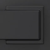 Custom Latitude Matte Black Century Trim Combined Interior Door Lever - Super Arbor