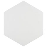Merola Tile Apini Hex Matte White 9-1/8 in. x 10-1/2 in. Porcelain Floor and Wall Tile (7.14 sq. ft./Case)