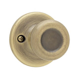 Tylo Polished Brass Dummy Door Knob Featuring Microban Antimicrobial Technology - Super Arbor