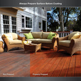 BEHR DECKplus 5 gal. White Base Solid Color Waterproofing Exterior Wood Stain - Super Arbor
