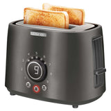 2-Slice Green Long Slot Toaster with Rack