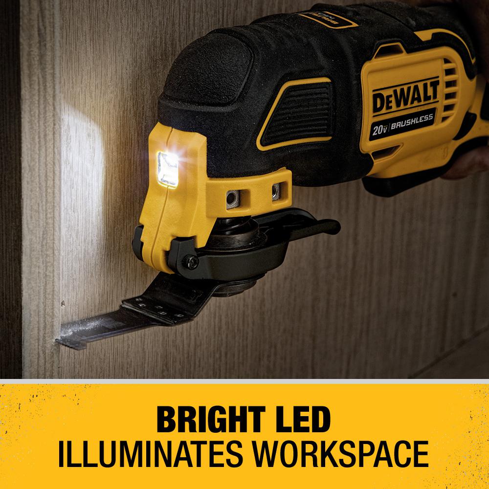 ATOMIC 20-Volt MAX Lithium-Ion Brushless Cordless Oscillating Tool (Tool-Only) - Super Arbor