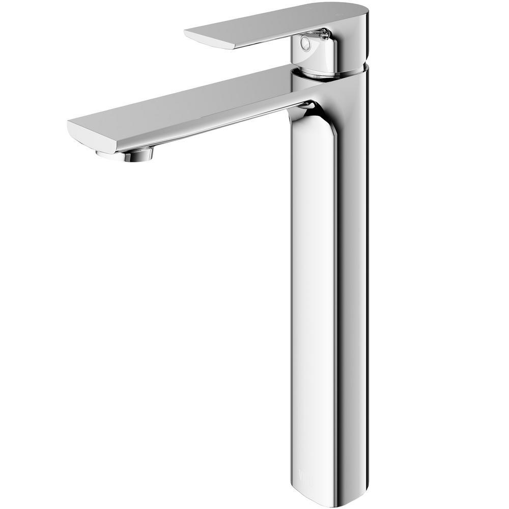 Norfolk Single Hole Single-Handle Vessel Bathroom Faucet in Matte Black - Super Arbor