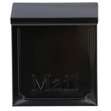 Townhouse Small, Vertical, Locking, Steel, Wall Mount Mailbox, Black - Super Arbor