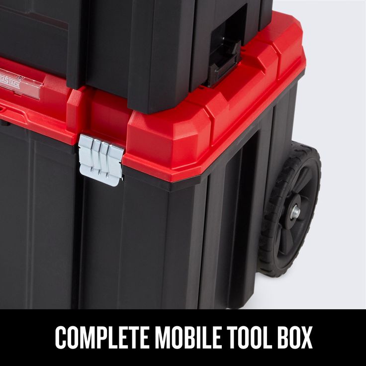 CRAFTSMAN 17.126-in W x 30.9-in H Black Metal Wheels Lockable Tool Box