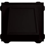 6 in. Hooded Siding Vent #002-Black - Super Arbor