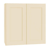 Home Decorators Collection Newport 27 in. W x 12 in. D x 30 in. H Assembled Plywood Wall Kitchen Cabinet in Blended Cream with Soft Close