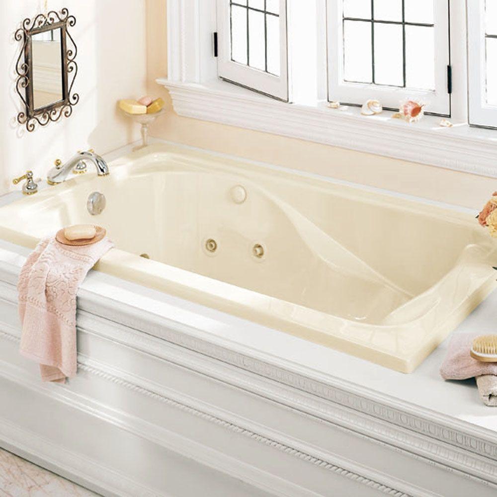 Cadet 60 in. x 42 in. Reversible Whirlpool Tub in White - Super Arbor