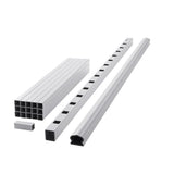 ArmorGuard Deluxe 94 in. White Composite Rail Kit - Super Arbor