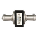 Lido Satin Nickel Entry Door Lever Featuring SmartKey Security - Super Arbor