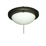162 Low Profile Oil Rubbed Bronze Ceiling Fan Light