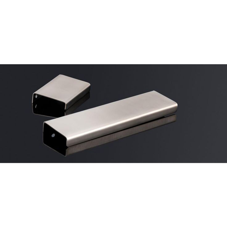 5 in (127 mm) Brushed Nickel Contemporary Edge Drawer Pull