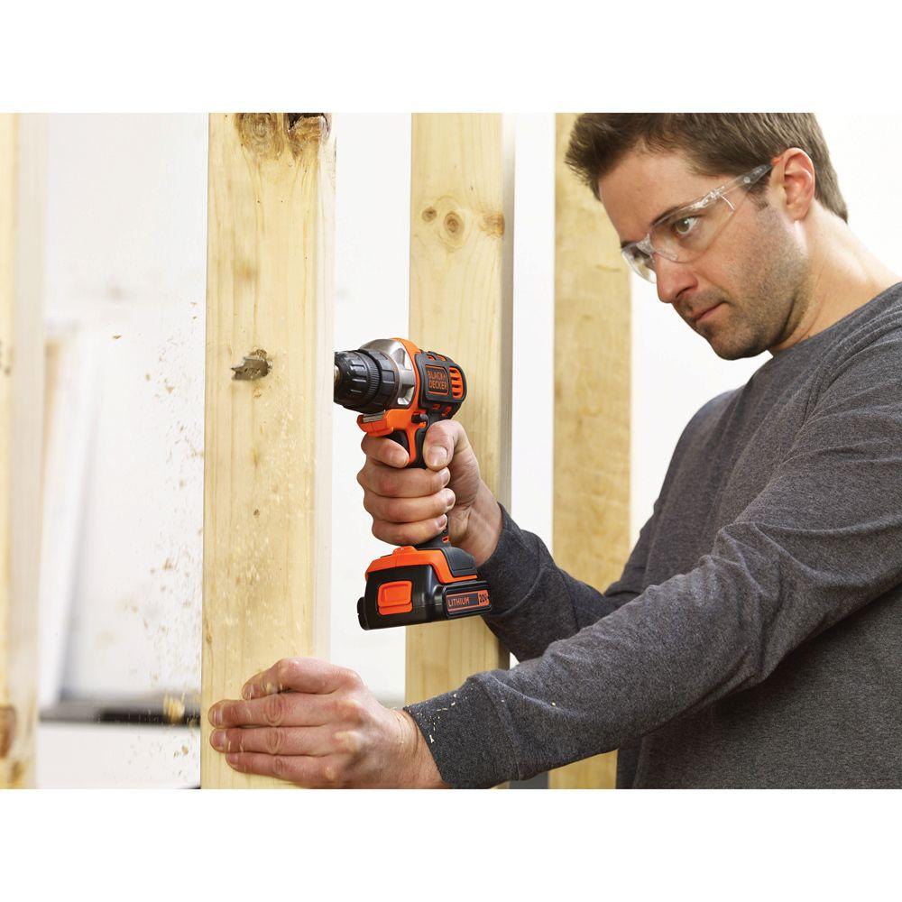 20-Volt MAX Lithium-Ion Cordless Matrix Drill/Driver with Battery 1.5Ah and Charger - Super Arbor