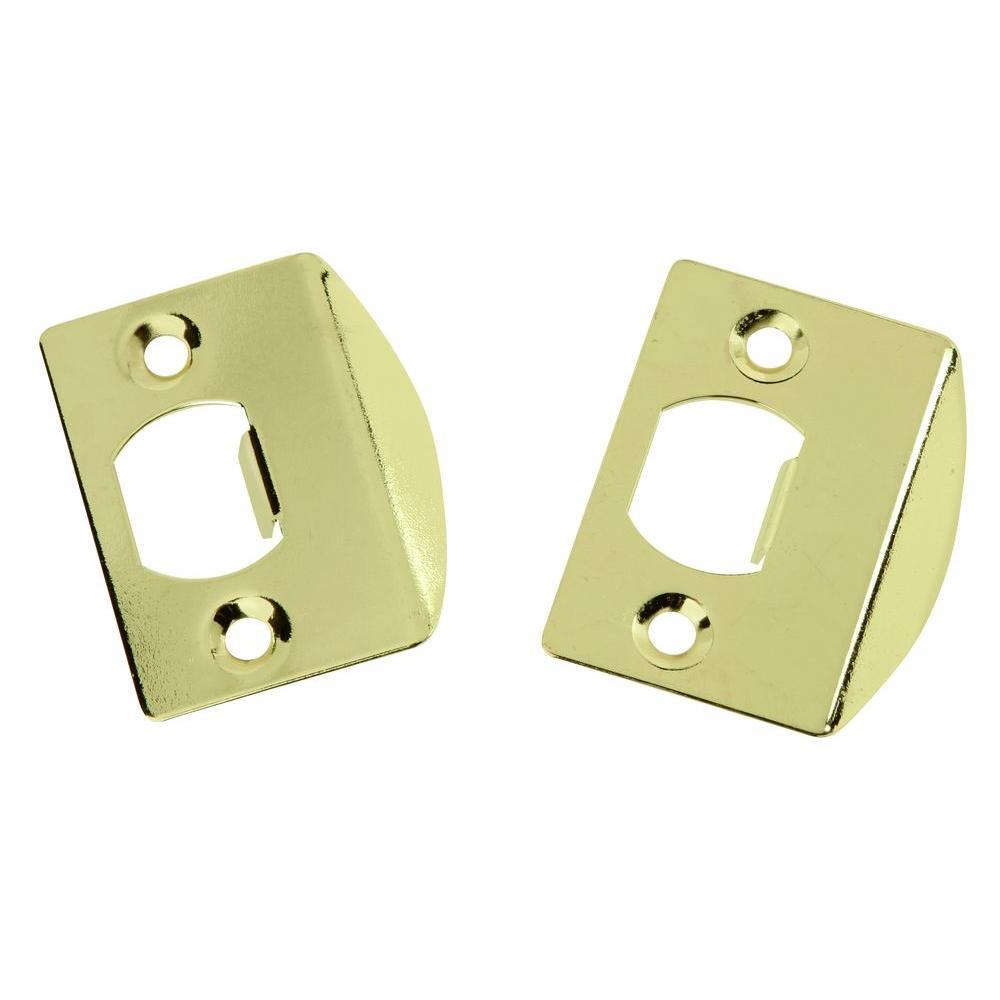 Satin Nickel Full Lip Door Strikes (2-Pack) - Super Arbor