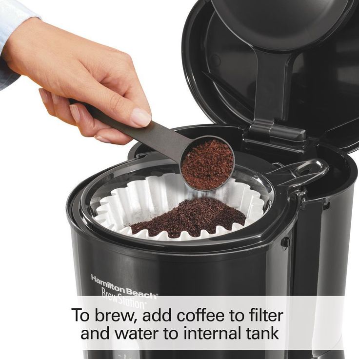 BrewStation 10-Cup Black Coffeemaker