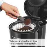 BrewStation 10-Cup Black Coffeemaker