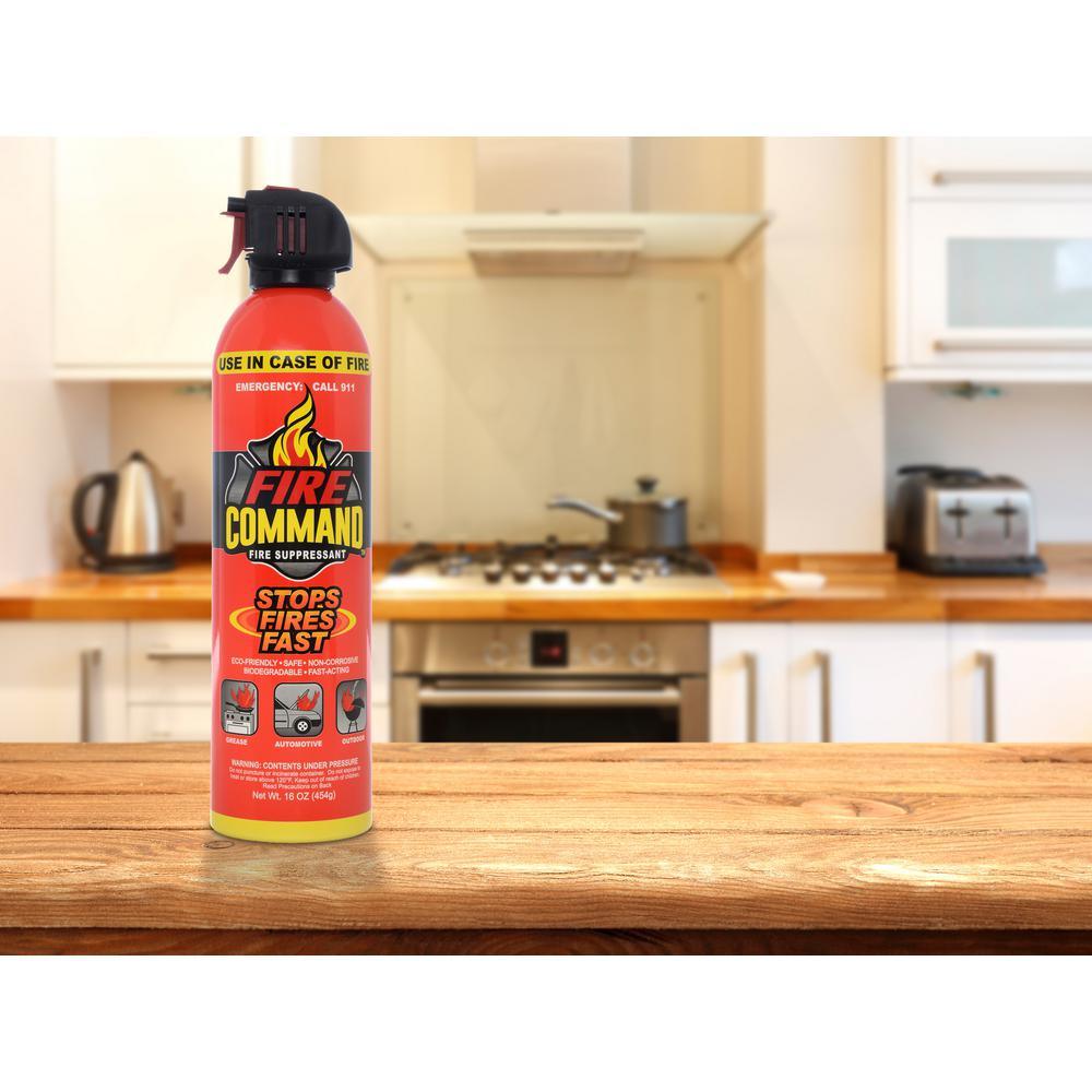 Suppressant Biodegradable Foam Fire Extinguishing Spray in 16 oz. Spray Can (2-Pack) - Super Arbor