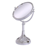 Allied Brass 8-in x 23.5-in Matte Black Double-Sided Magnifying Countertop Vanity Mirror