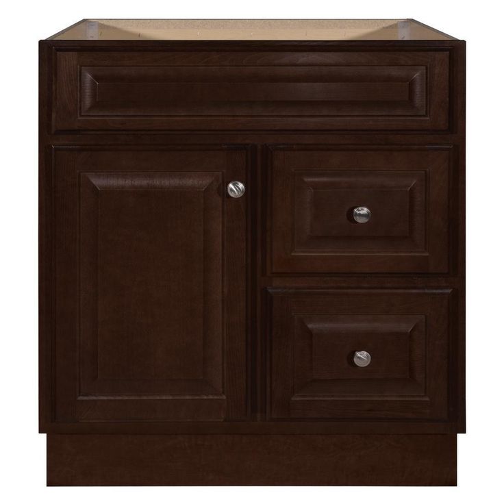 Hampton 24 in. W x 21 in. D x 33.5 in. H Bathroom Vanity Cabinet Only in White