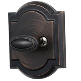 Prestige Single Cylinder Venetian Bronze Arched Deadbolt Featuring SmartKey Security - Super Arbor